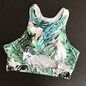 SHEIN High Neck Cutout Bikini Crop Top